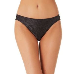 MSRP $20 California Waves Juniors Metallic Shine Hipster Black Size Small